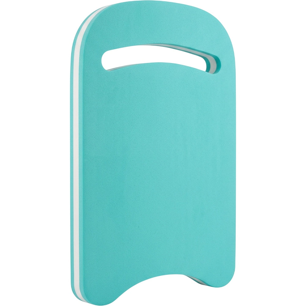 Wonm Long EVA Swimming Kickboard 50 x 28 cm with Hand Slot Aqua and White - Product view